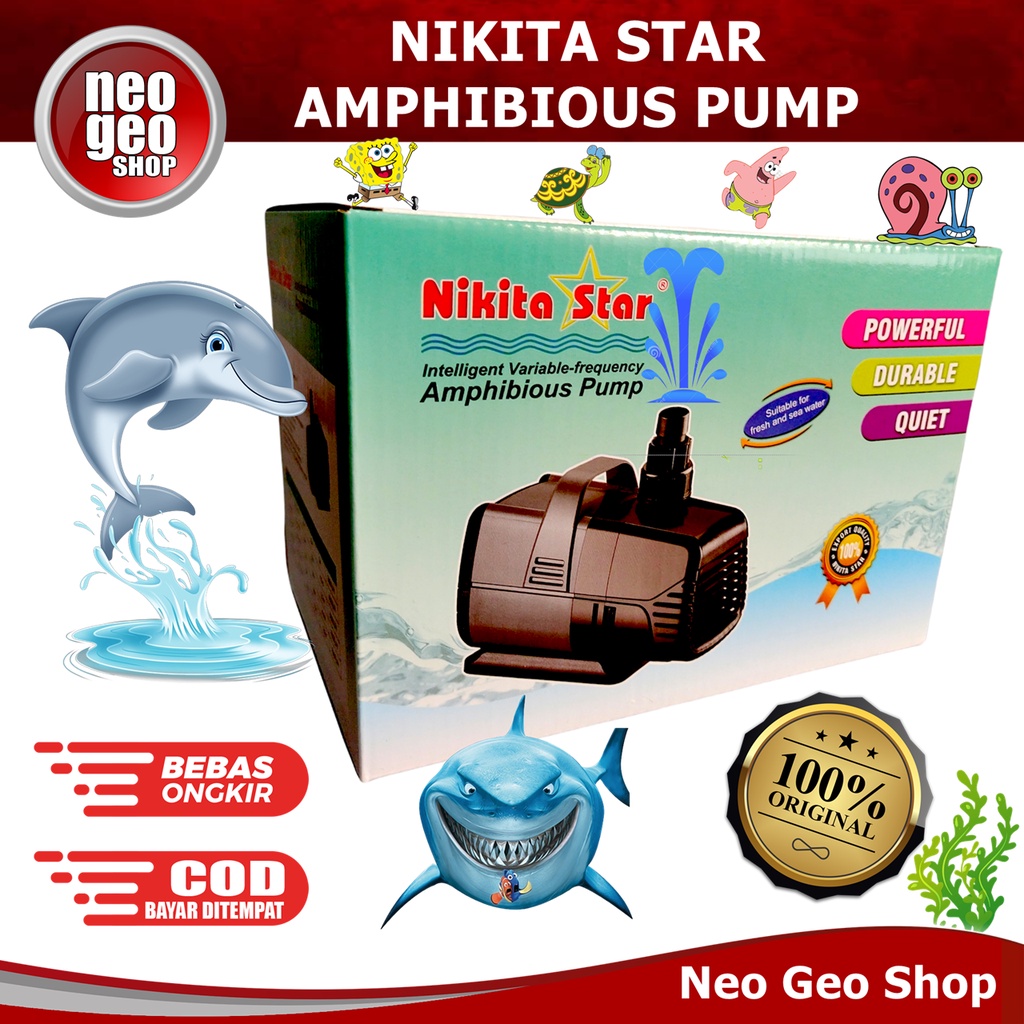 MESIN POMPA NIKITA STAR NS 300 NS300 KOLAM AQUARIUM AQUAPONIK