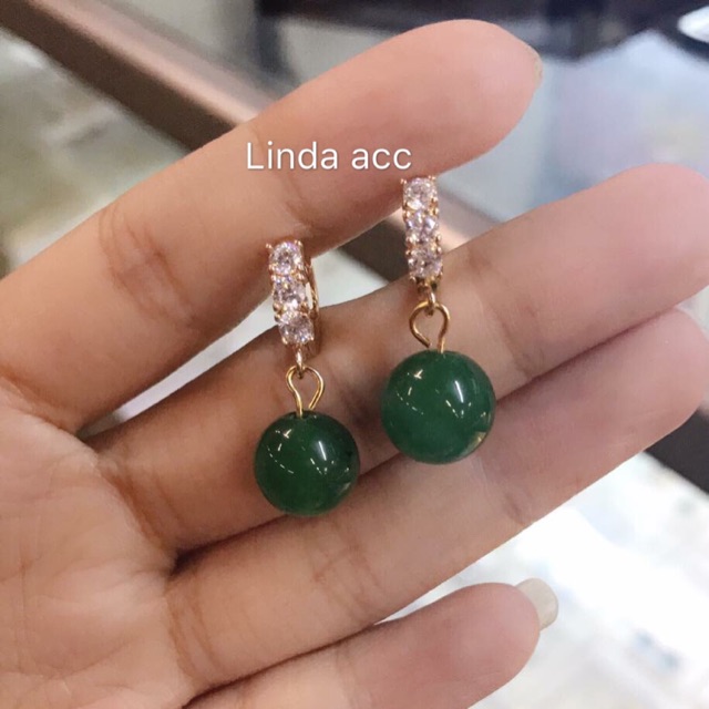 anting giok asli xuping