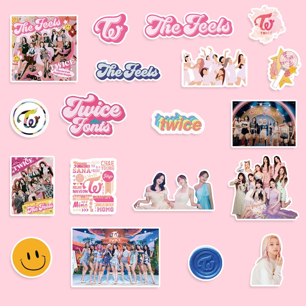 Stiker Foto Idol Twice Ins Anti Air