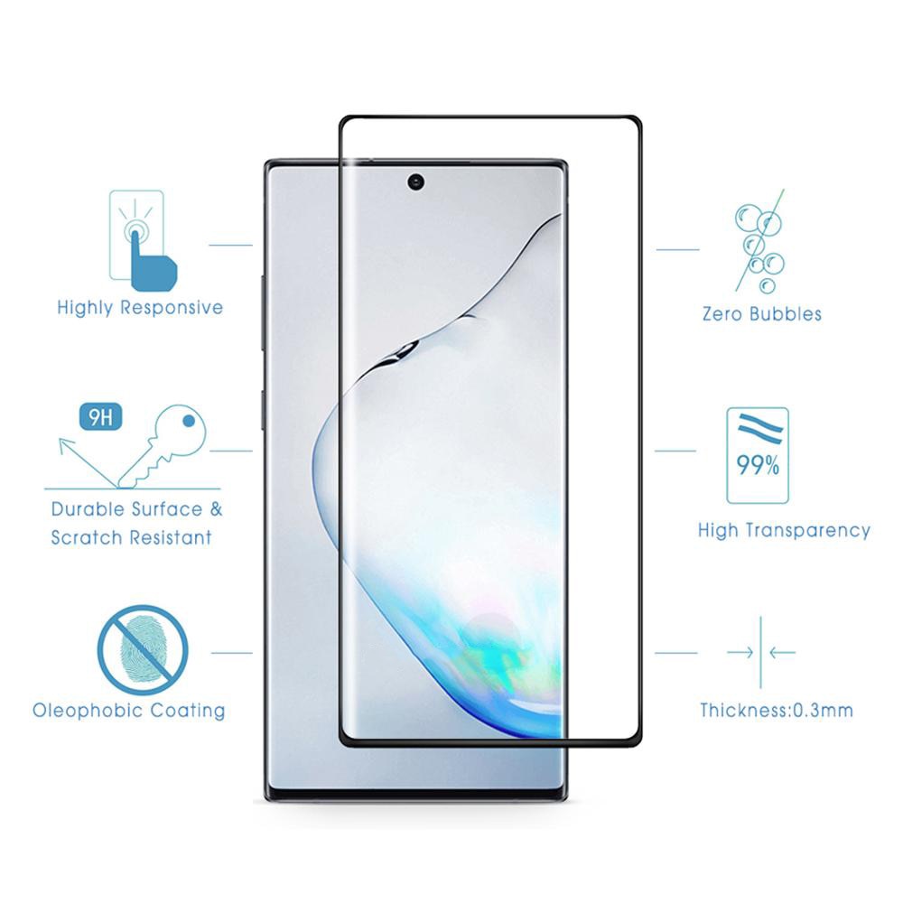 Pelindung Layar Tempered Glass Samsung Galaxy Note 10 Note 10 Plus Note 10 Lite Paket 2 in 1