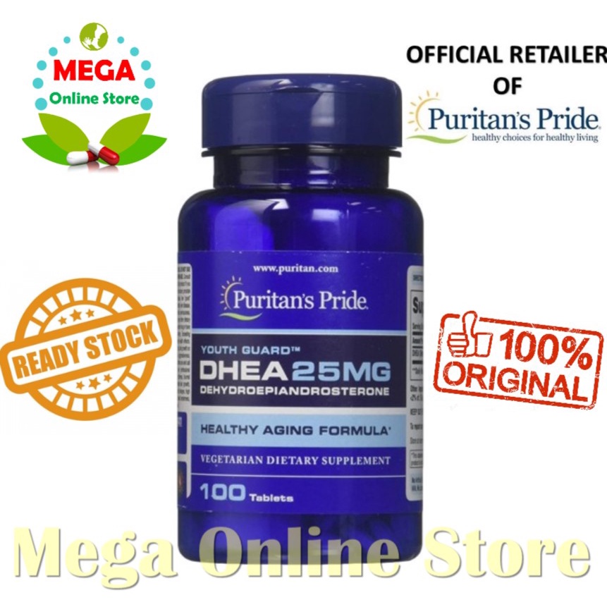 Puritan's Pride DHEA 25 mg 100 Tablet