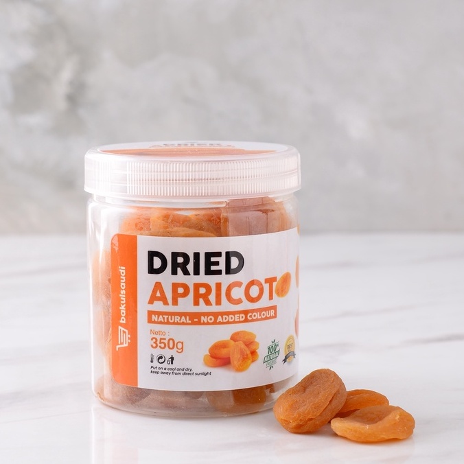 Aprikot Kering Organik Premium / Organic Dried Apricot Apricots Superfood Natural