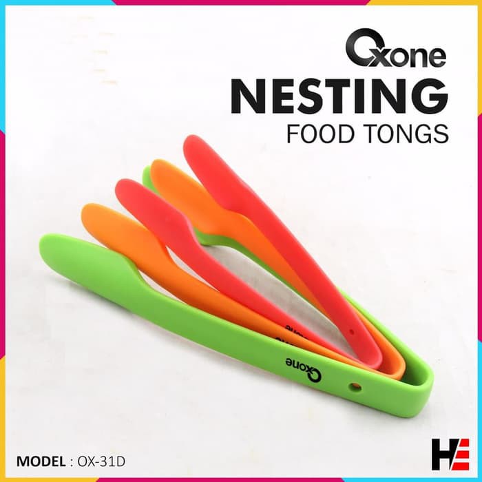 Penjepit / Capit Makanan Oxone OX-31D Nesting Food Tongs High Quality