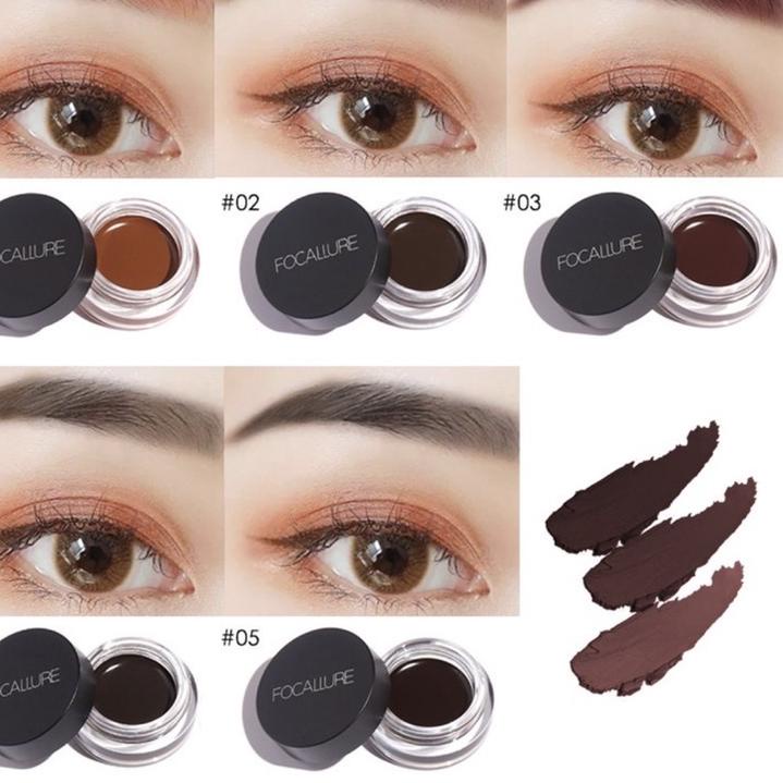 Serba Murah / ACPDQ [TERMURAH] FOCALLURE Eyebrow Cream Gel Pensil Alis FA23 - Kosmetik Mata Waterpro