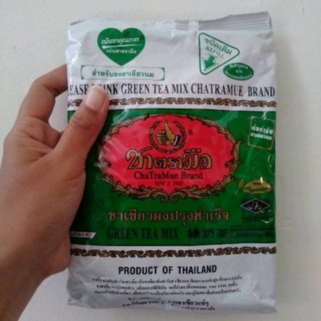 

Thaitea greentea chatramue Green tea 200gr