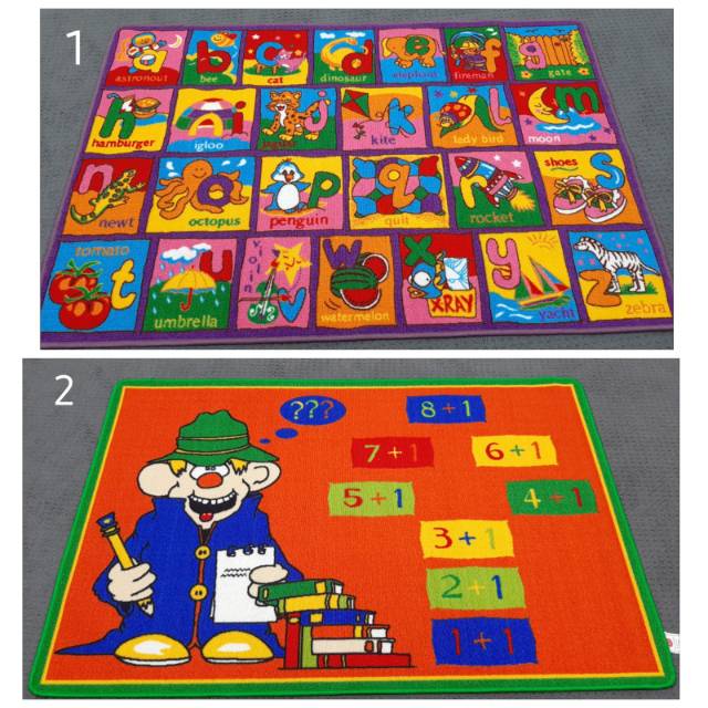 Karpet Anak Lucu Karpet Edukasi ukuran 100x150