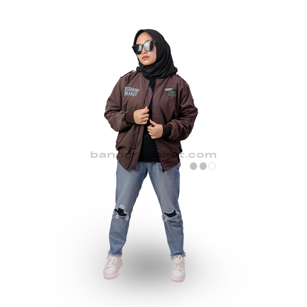 ARAGON BOMBER BROWN || Jacket Bomber Pilot || Jaket Pria Masakini