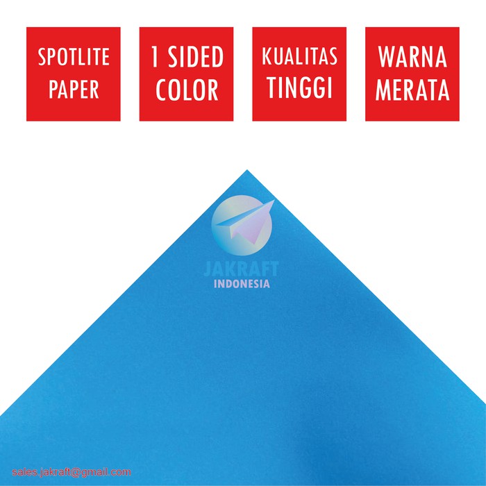 Kertas Karton Asturo Warna Biru Muda (60 x 40 cm) Scotlite