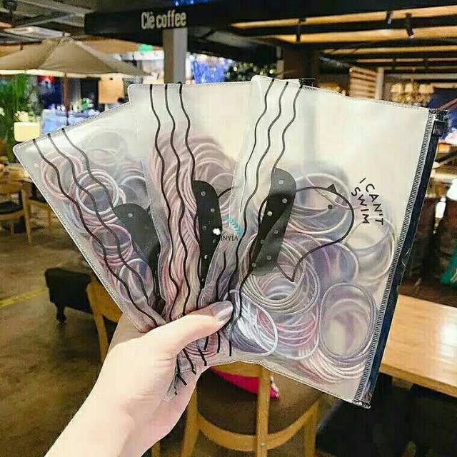IKAT RAMBUT ELASTIS GAYA KOREA / IKAT RAMBUT KOREA / KARET GELANG KOREA ISI 100PCS