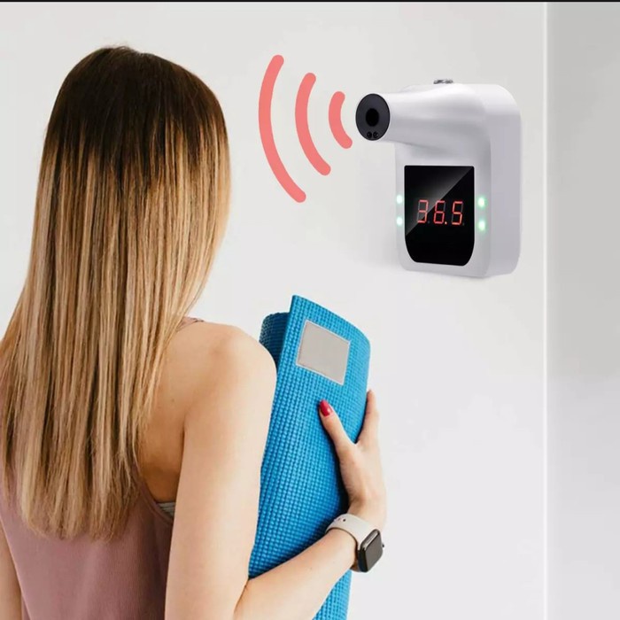 Laihoshope Automatic Thermometer Infrared Wall / Thermometer Dinding / Forehead