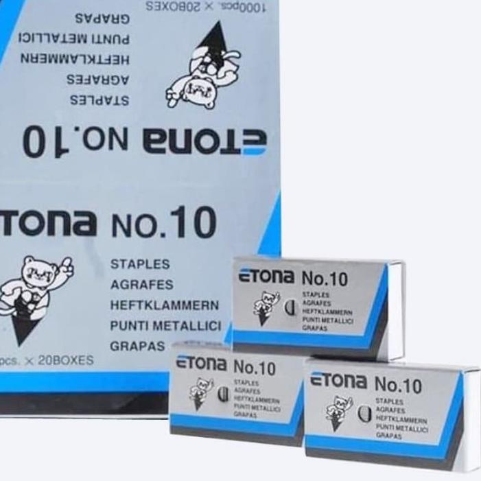 

BEST SELLER ✧ Isi staples Etona No.10 ( 20 kotak )+