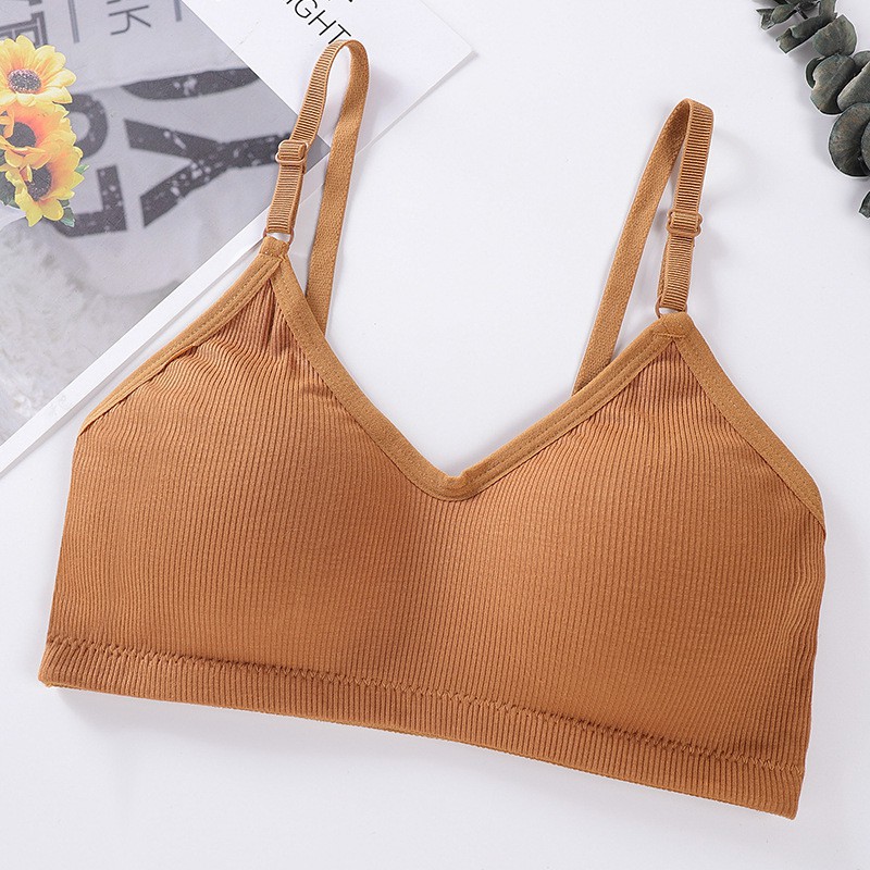 Hot Sale B35 Bra Wanita Model Tanpa Kawat Dengan Bahan Halus Sexy TMALL88