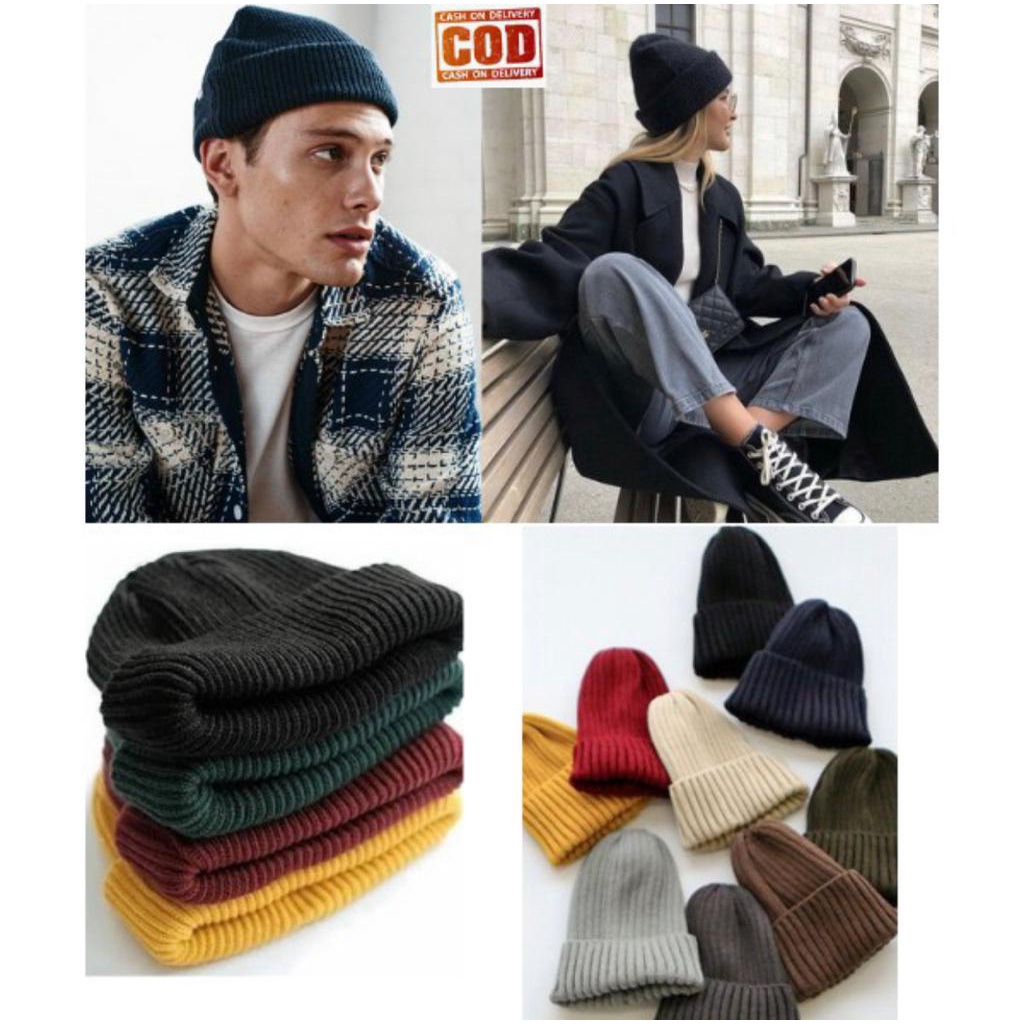 COD TOPI KUPLUK TOPI BEANIE TOPI RAJUT TOPI DISTRO TOPI POLOS TOPI PRIA TOPI WANITA (BAHAN WOOL PREMIUM)