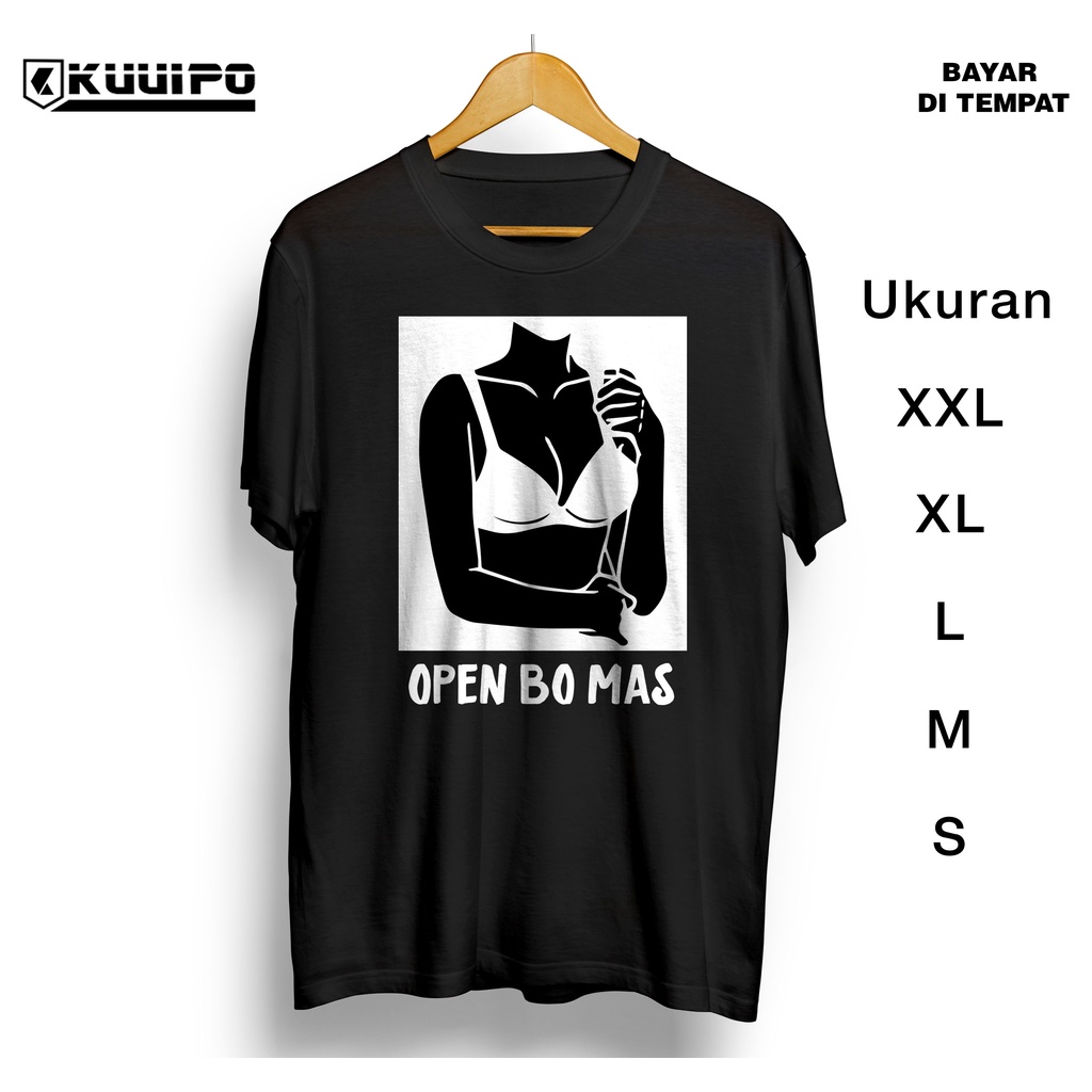 KAOS cowok / cewek open bo mas
