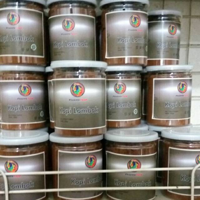 

Kopi Lombok kemasan toples