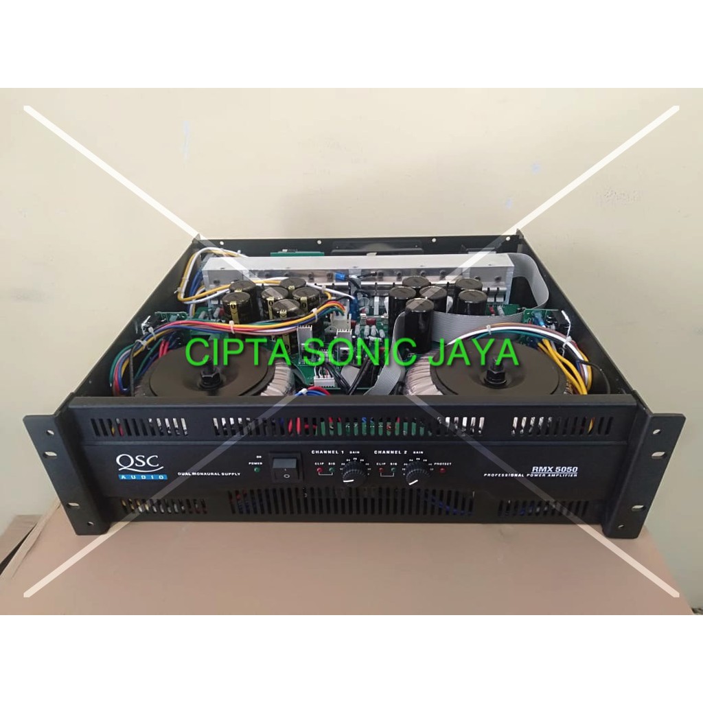 (PETI KAYU) Power Amplifier Qsc Rmx5050 Rmx 5050 Rmx-5050