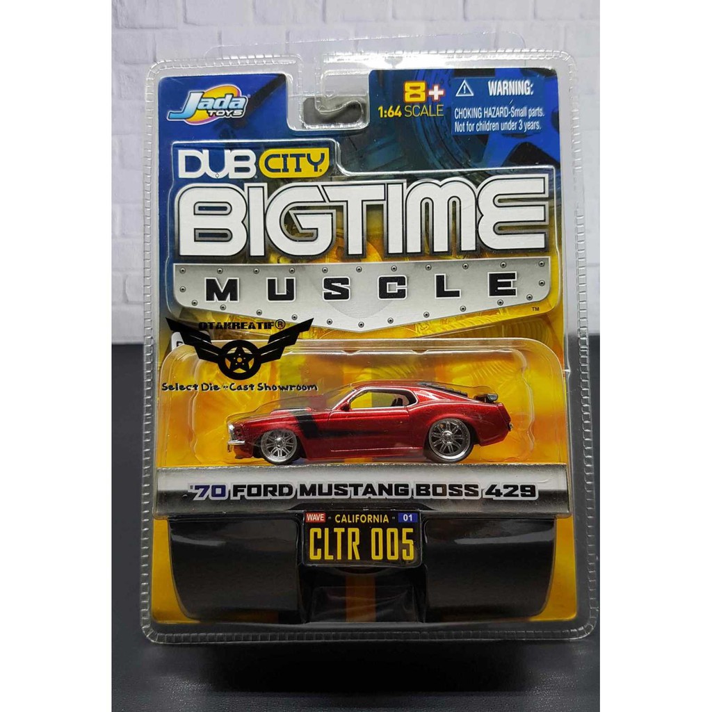 Jada Toys Big Time Muscle 1970 Ford Mustang Boss 429 Red