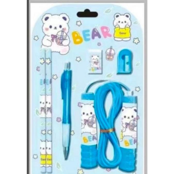 

AL615 Paket Alat Tulis 6in1 Karakter Set Sekolah - 6031