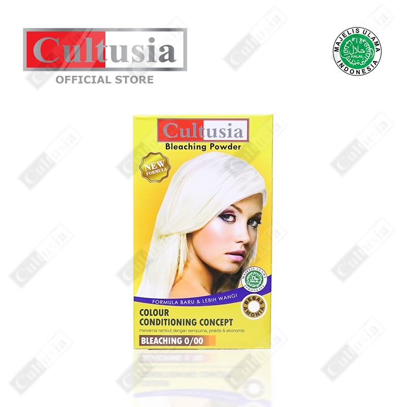 Cultusia Bleaching Powder 0/00 30 ML + SARUNG TANGAN + DEVELOPER