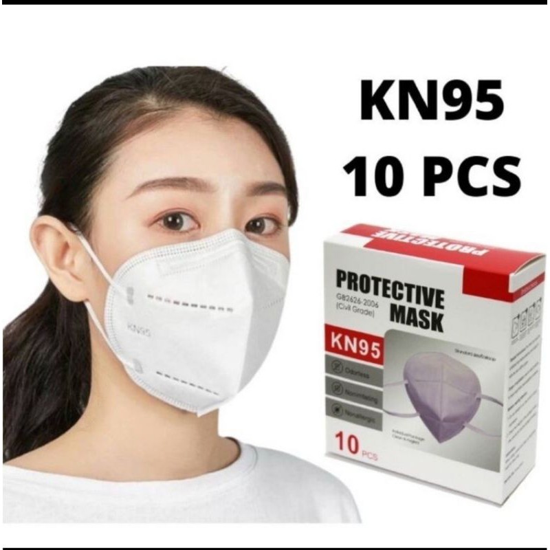 Masker KN95 isi 10pcs  bahan kualitas terbaik / masker polusi masker kesehatan isi 10pcs