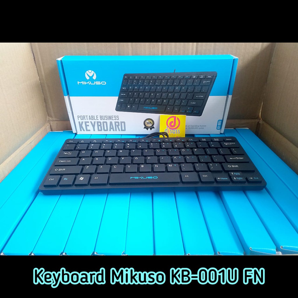 MIKUSO KEYBOARD MINI KB-001U FN KEYBOARD EKSTERNAL LAPTOP / PC - DISASS JOGJA