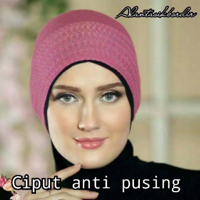 Alantasik - Ciput anti pusing / iner rajut R.16