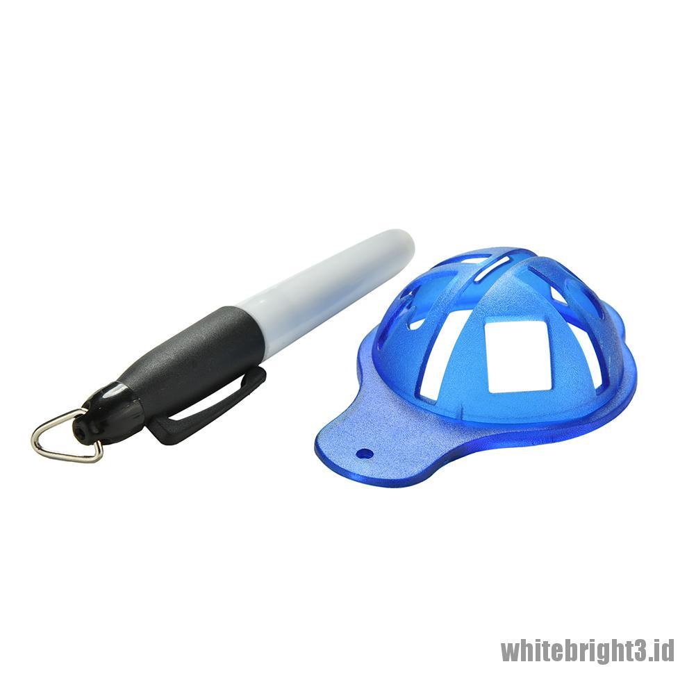 &lt;&lt;WHITE&gt;&gt; Golf Ball Stencil and Marker Kit with Waterproof Marker and Ball Alignment Aid W