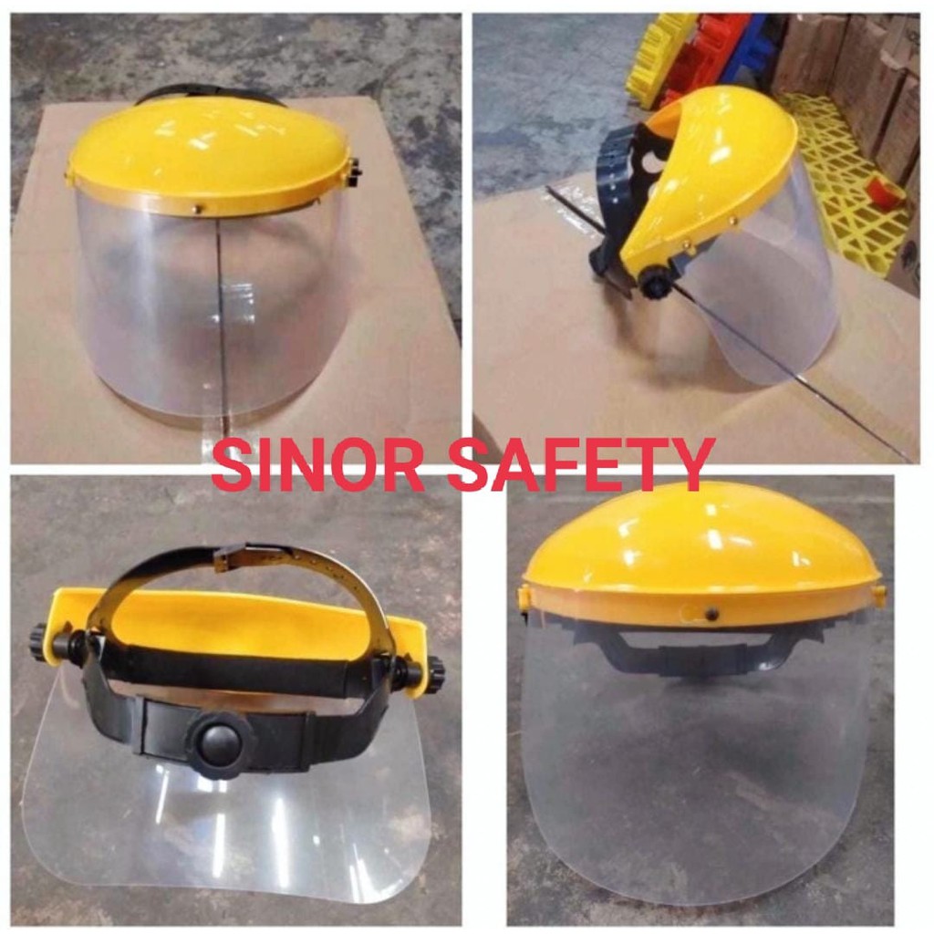 Full Face Shield Safety APD pelindung wajah Gerinda Visor FACESHIELD Safety