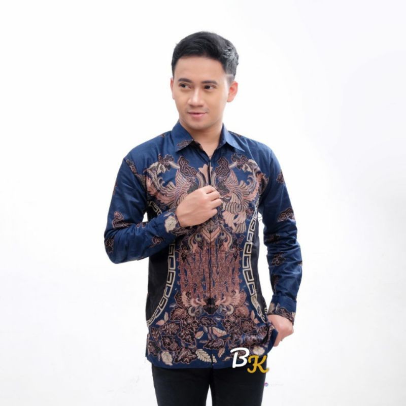 KEMEJA BATIK PRIA LENGAN PANJANG SIZE M L XL XXL BSWART batik HRB026