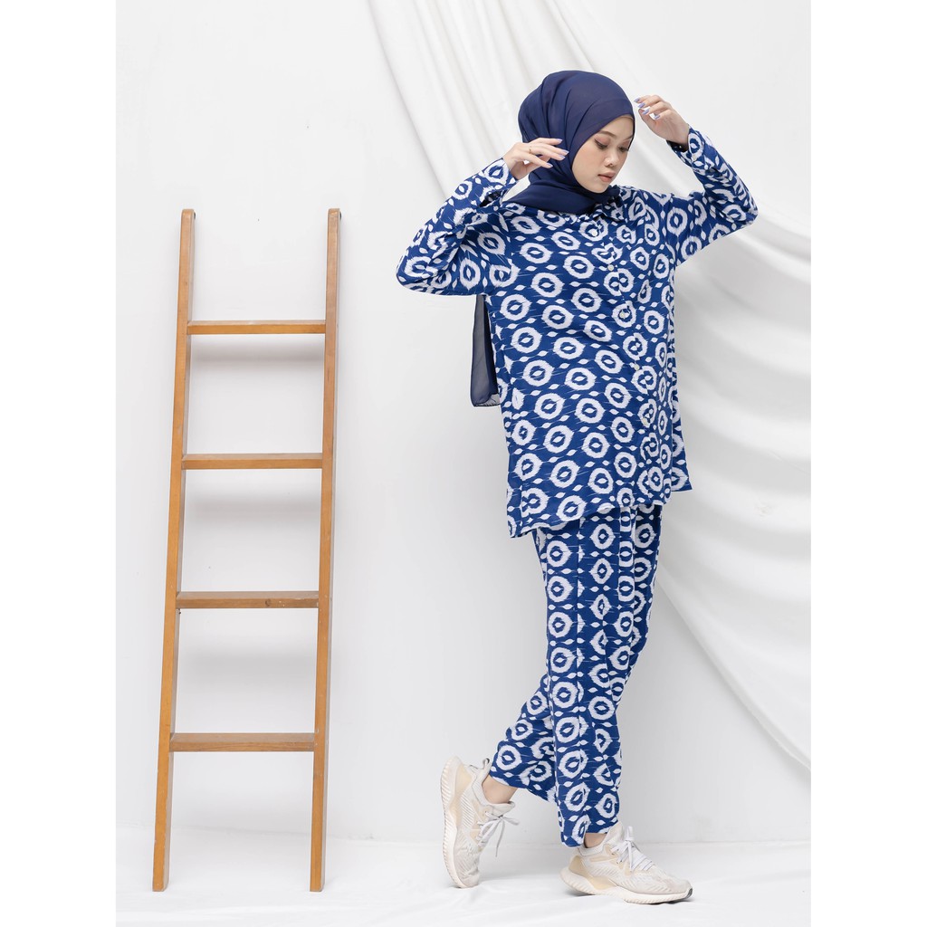 KIKAN SET PAJAMA KATUN PIYAMA SETELAN ONESET BAJU TIDUR B095 CO