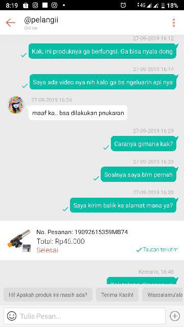 Portable Gas Torch Flare Flame Gun Pematik Api Powerfull