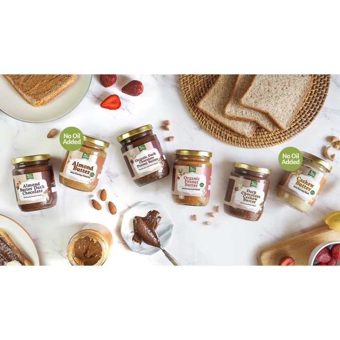 Tree Natura Cashew Butter Original 225 gr (Selai Kacang Mede)