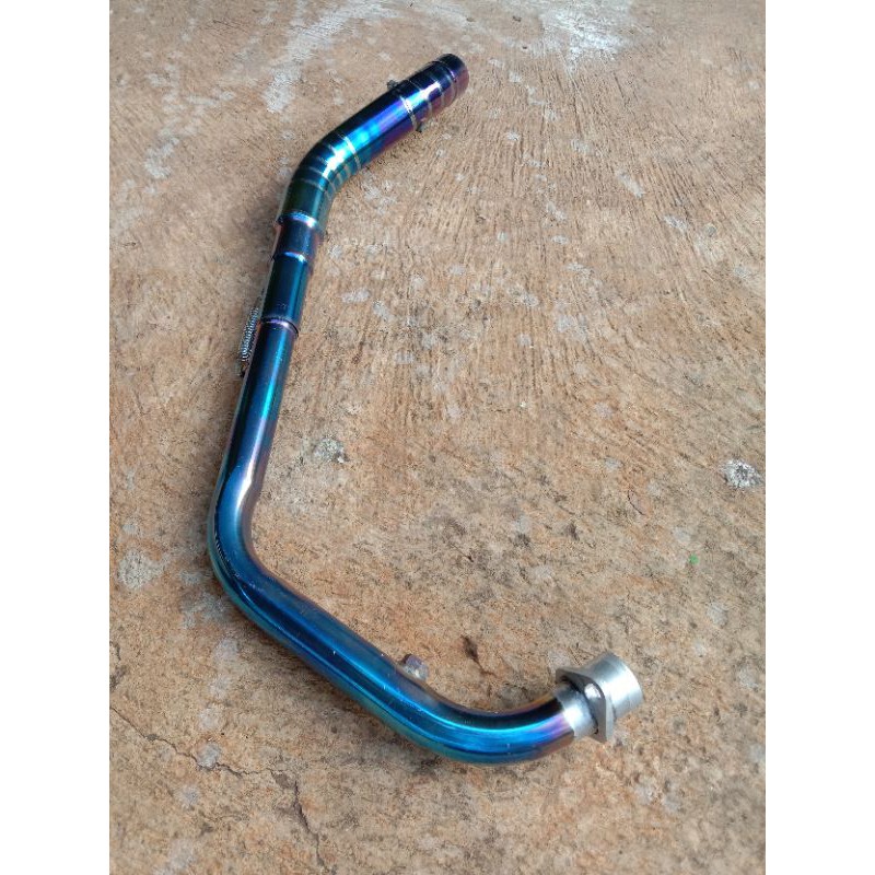 Pipa Leher knalpot Sonic Bluemoon only