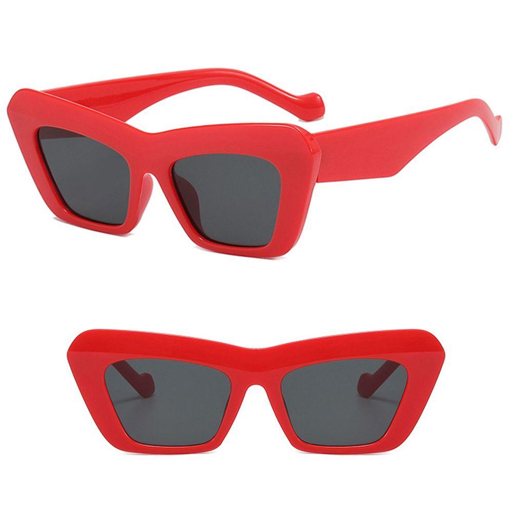 R-FLOWER Cat Eye Sunglasses UV400 Gradient Hip Hop Wanita Shades