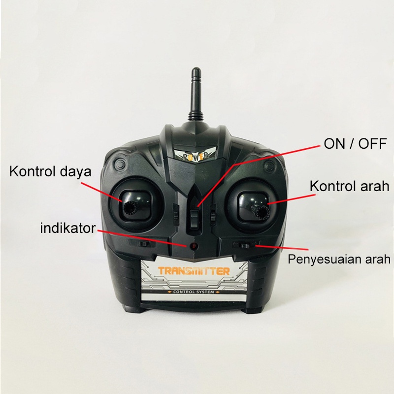 Helikopter Remote Control Besar 50cm Bahan Paduan Helikopter RC dengan Gyro Mainan Luar Tahan Lama
