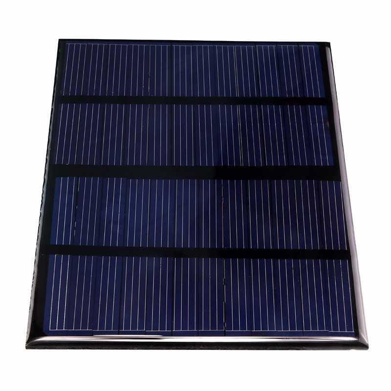 DIY Mini Star Solar Panel 12V 1.5W - CNC85X115-18 [Hitam]