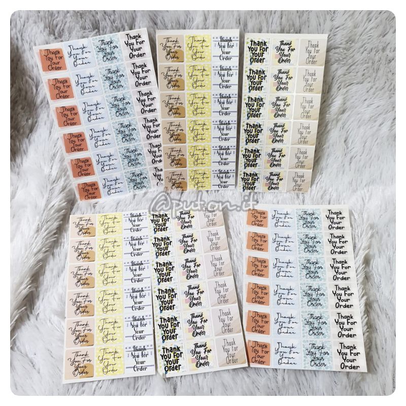 

Stiker thankyou / stiker thankyou untuk olshop / stiker olshop
