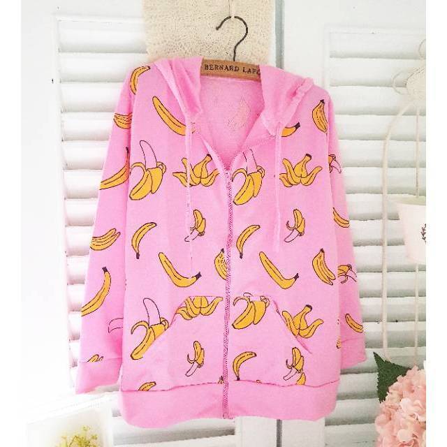 banana  jacket | blouse kekinian