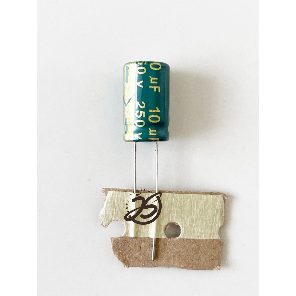 ELCO 10UF 250V ROLL (1 BUAH) KAPASITOR CAPACITOR ELCO KAPASITOR ELKO KAPASITOR 10UF 250 V