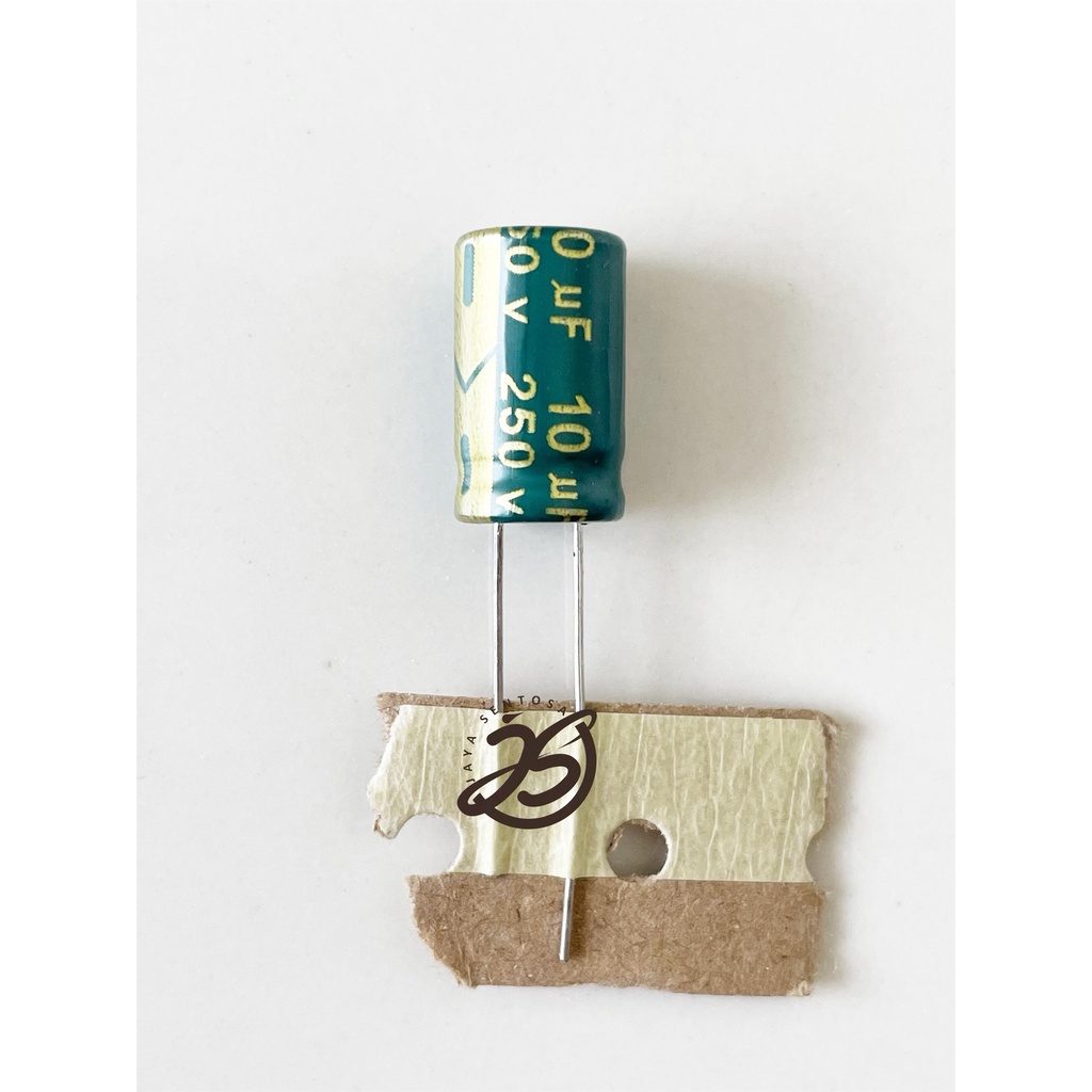 ELCO 10UF 250V ROLL (1 BUAH) KAPASITOR CAPACITOR ELCO KAPASITOR ELKO KAPASITOR 10UF 250 V