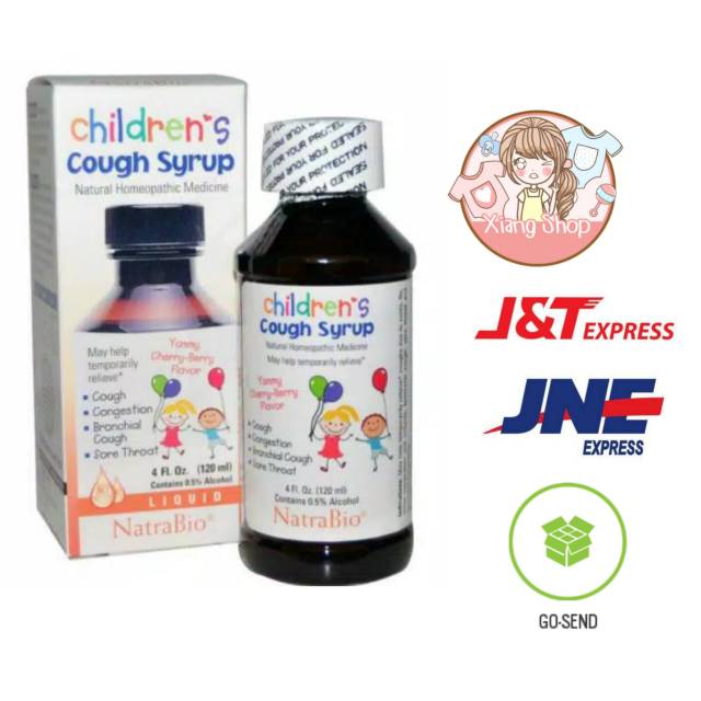 NatraBio childrens cough syrup 120ml