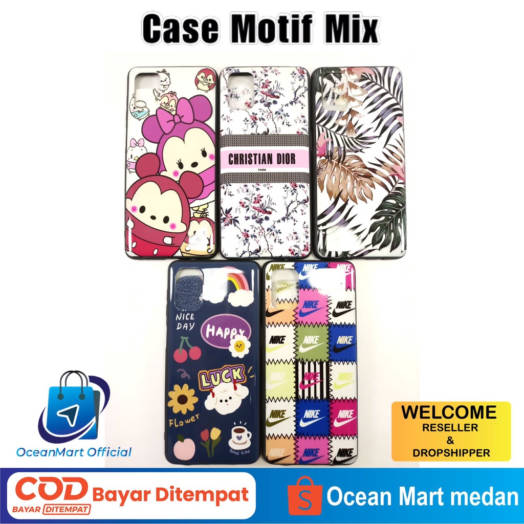 Case HP Motif Mix Samsung M51 Case Handphone Full Aneka Gambar Aksesoris Handphone HP OCEANMART OCEAN MART Murah Grosir