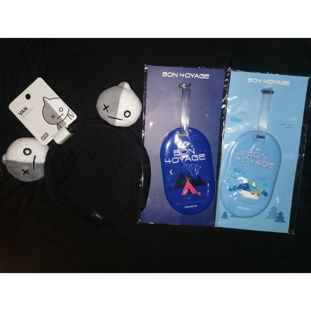 Bando headband bt21 van luggage tag bon voyage official