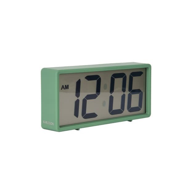 Jual Karlsson Alarm Clock Coy Rubberized Green 18,5 X 8,5 X 4Cm