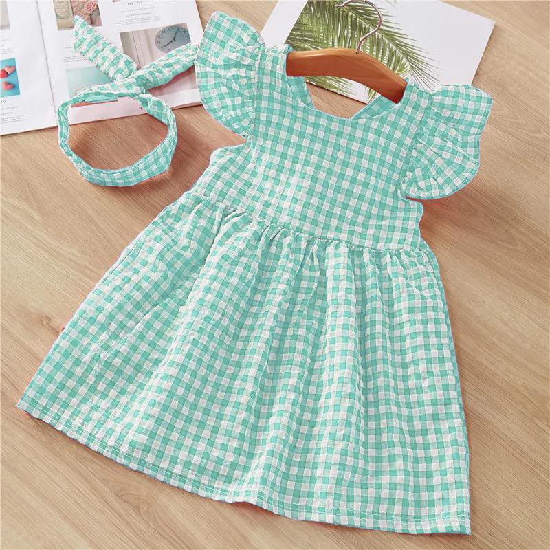 TokoMilkan - Dress Anak Perempuan ALIZA Umur 2-6 Tahun Bahan Katun Cvc