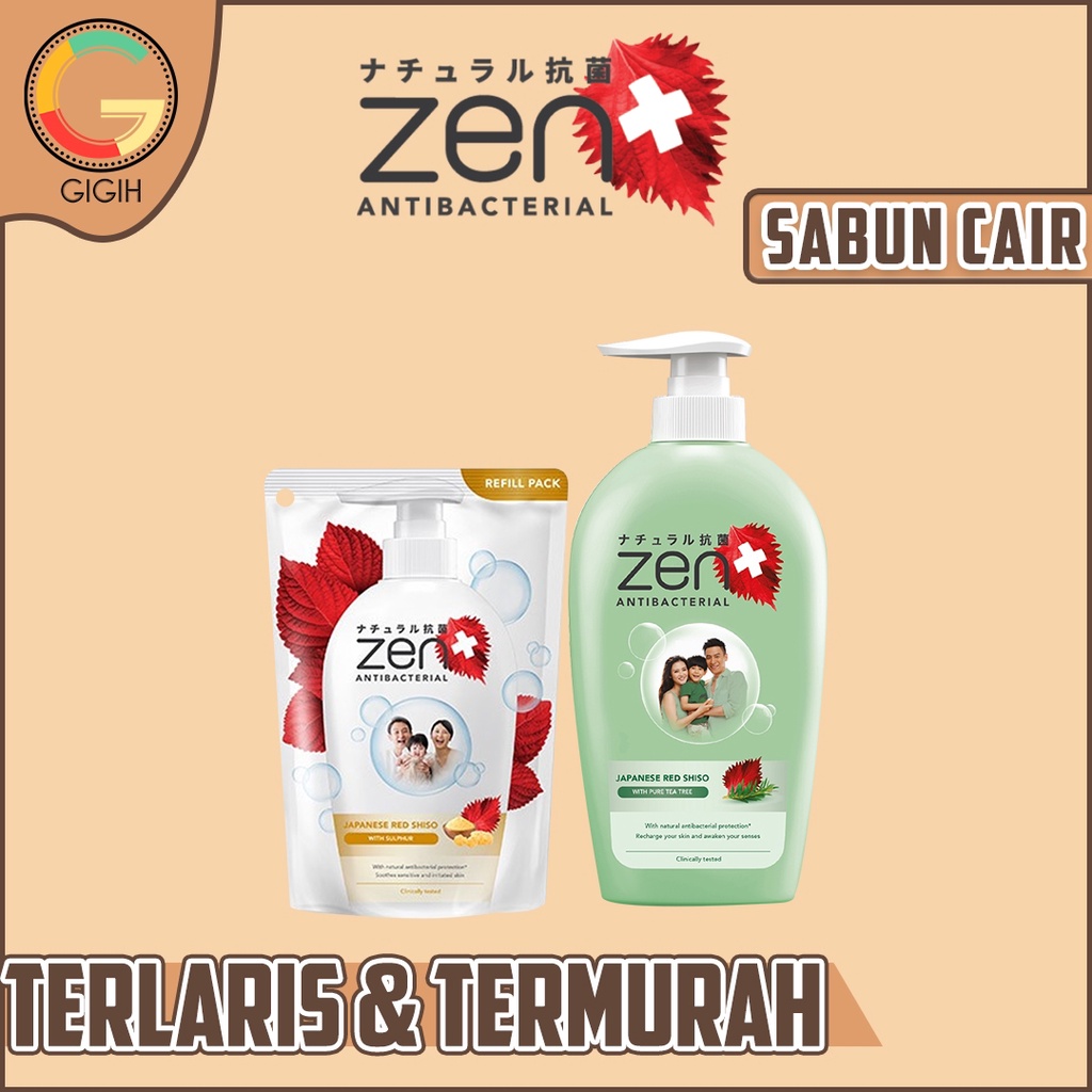 ZEN SABUN MANDI CAIR ANTI BAKTERI ( READY SEMUA AROMA )