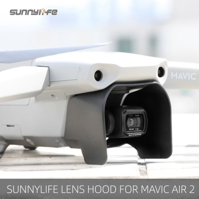 Sunnylife Anti-glare Lens Hood sunshade cover for DJI Mavic Air 2