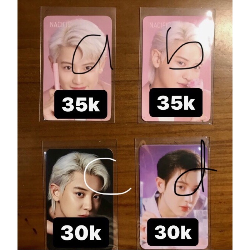 PHOTOCARD CHANYEOL NACIFIC MURAH