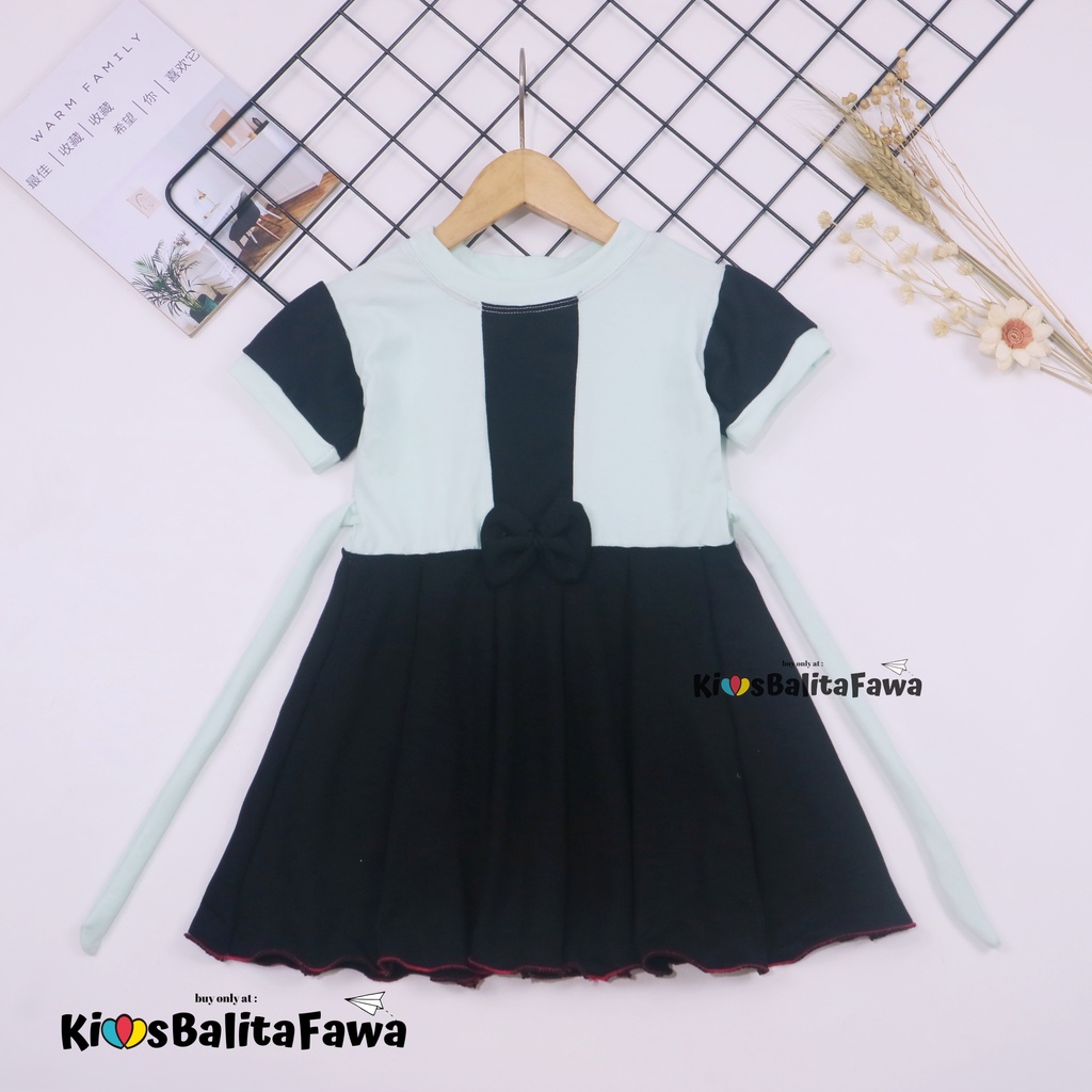 Dress Mikhayla size Bayi - 2 Tahun / Dres Anak Perempuan Baju Import Gaun Motif Murah babycinnamon