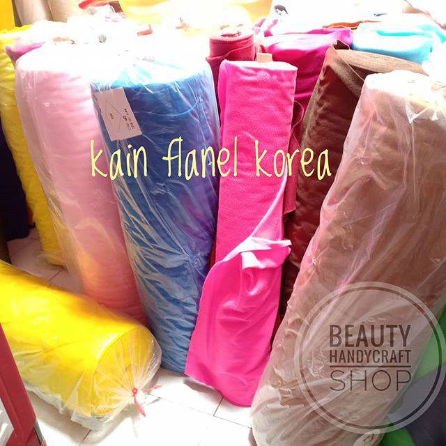 Kain flanel rol Flannel hidroponik/ kerajinan tangan Flanel Korea Ori